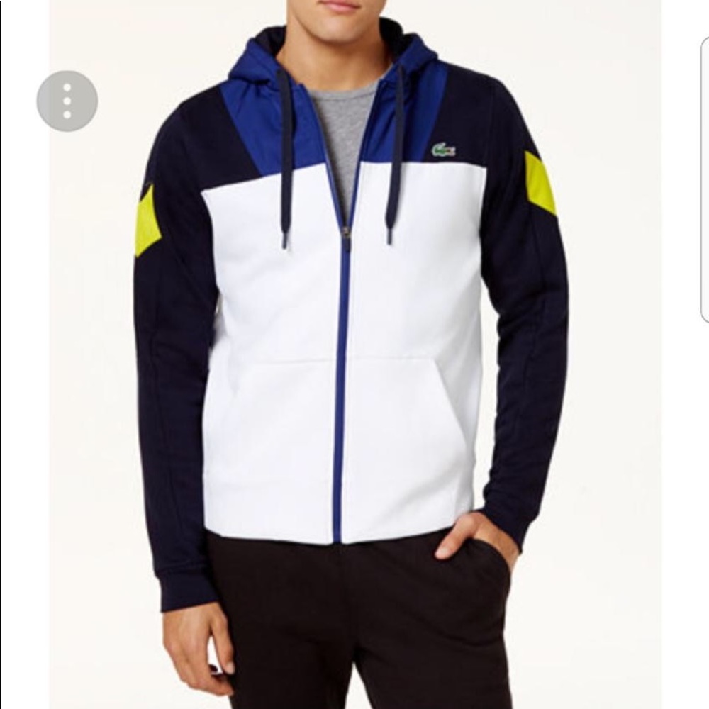 Lacoste zip up hoodie